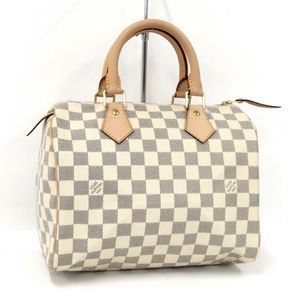Louis Vuitton Speedy 25 Boston Bag Damier Azur